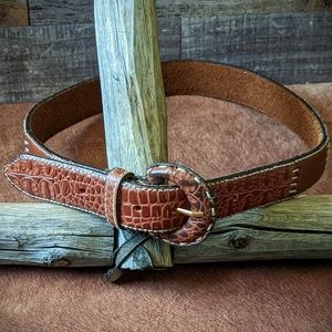 Vintage Suede Leather Belt